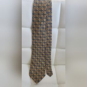 Roberta Baldini Elegant Geometric Patterned Tie 44.5"×2.8".